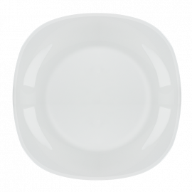 PLATO CUADRADO LLANO PARMA 27X27CM