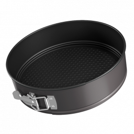 MOLDE DESMONTABLE REDONDO CON SEGURO Ø 26CM, BASE GRAFITO