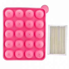 MOLDE DE SILICON X20 COLOR ROSADO