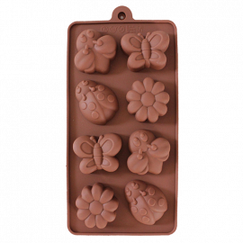 MOLDE DE SILICON PARA CHOCOLATE INSECTOS