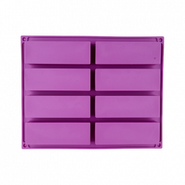 MOLDE DE SILICON X 8 SERVICIOS BARRAS RECTANGULARES