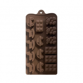 MOLDE PARA CHOCOLATE BABY TOY X15