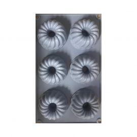 MOLDE DE SILICON DONUT X6