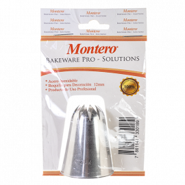 BOQUILLA DE PASTELES ESTRELLA CERRADA DIAM. 12MM