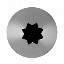 BOQUILLA DE PASTELES ESTRELLA CERRADA DIAM. 9MM