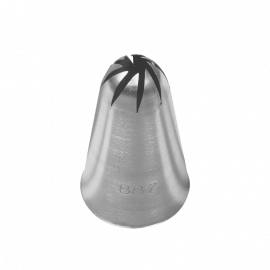 BOQUILLA DE PASTELES ESTRELLA CERRADA TWIST DIAM.8MM