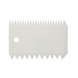 PEINE PARA RAYAR - RECTANGULAR - 2 TAMANOS DE RAYAS