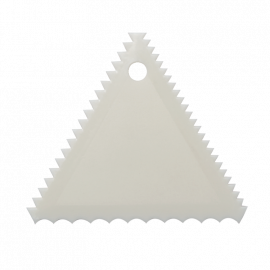 PEINE PARA RAYAR - TRIANGULAR - 3 TAMANOS DE RAYAS