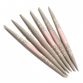 ESTECAS PLASTICAS PARA DECORACION X 6