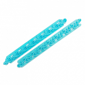 CENEFA PLASTICA PARA REPOSTERIA X 2 FIGURAS