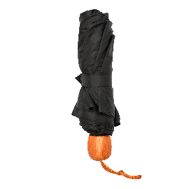 PARAGUAS  BASTON 53.5CM, Ø 100CM, 8 VARILLAS, APERTURA MANUAL, REFORZADO, COLOR NEGRO