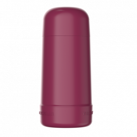 TERMO PERSONAL 250ml CON AMPOLLA DE VIDRIO COLOR VINO