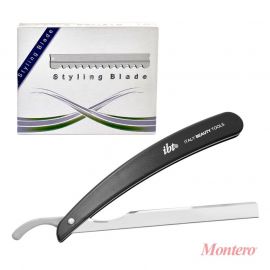 NAVAJA ENTRESACADORA  AFEITAR NEGRA