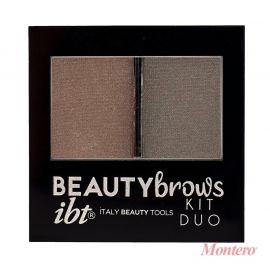 KIT DUO SOMBRAS PARA CEJAS COLOR CAFÉ OBSCURO Y TAUPE