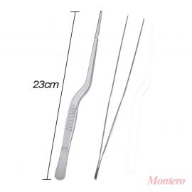 PINZA DE PRECISION PARA EMPLATAR 23 cm REFORZADA 430 S/S