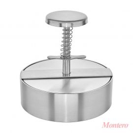 PRESIONADOR DE HAMBURGUESA DE ACERO INOXIDABLE Ø 14cm.