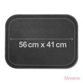 BANDEJA ANTIDESLIZANTE DE FIBRA DE VIDRIO RECTANGULAR 40.6X55.8cm.