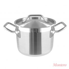 OLLA ALTA + TAPA A/INOX. 33364-016 2.4lt Ø 16cm x 12cm
