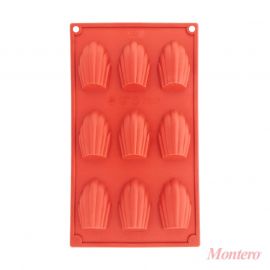 MOLDE DE SILICONA 9 SERVICIOS TIPO MADELEINES