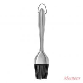 BROCHA PASTELERA INOX + SILICONA 21.5cm.