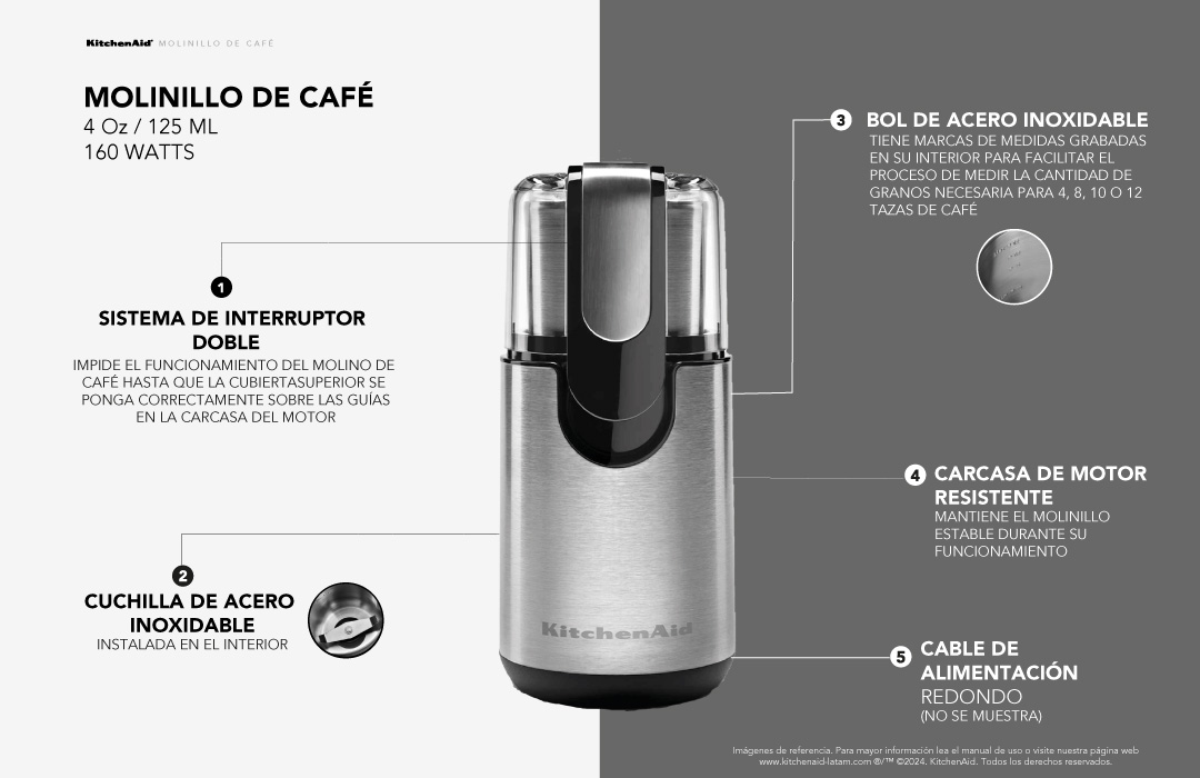 Descripcion de producto KitchenAid® Descripcion de producto KitchenAid®