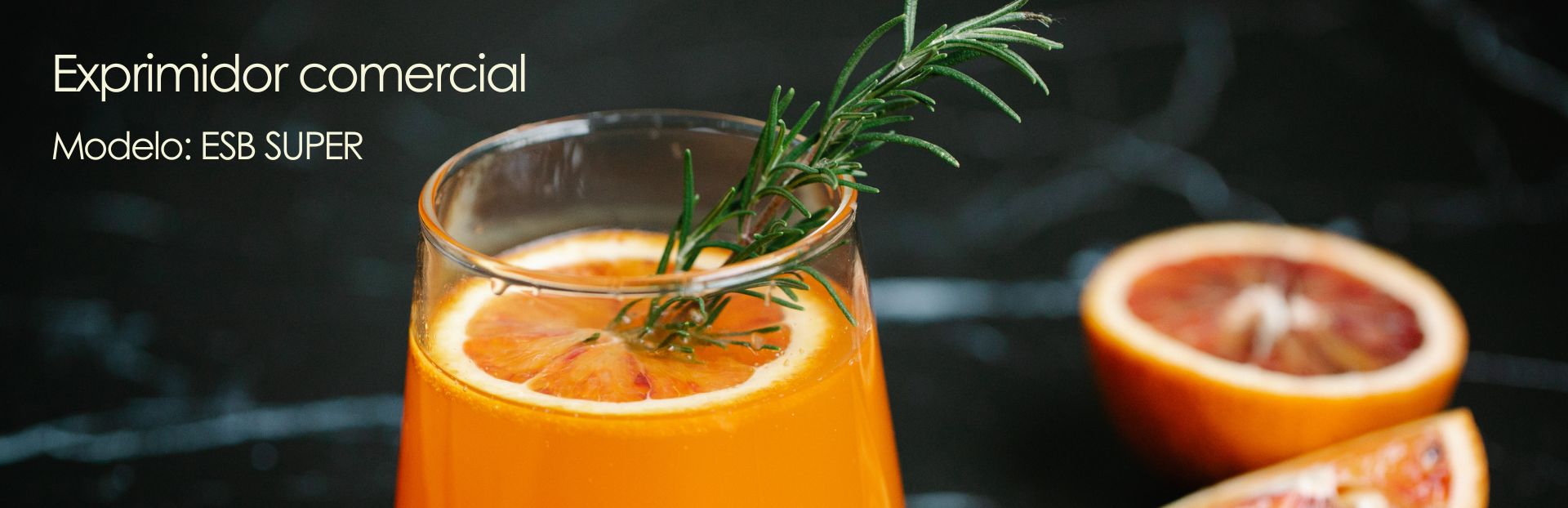 Banner principal EXPRIMIDOR COMERCIAL;