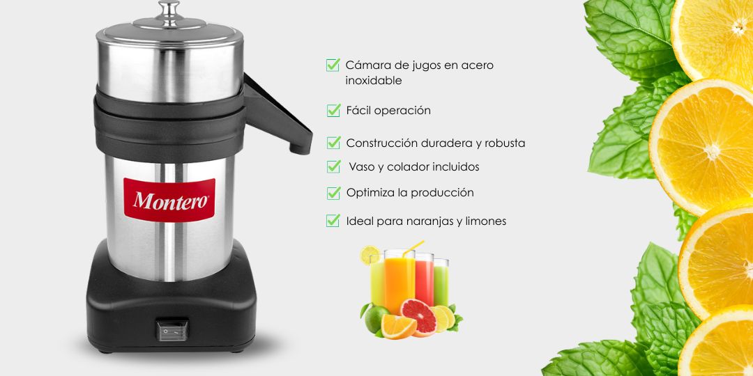 Descripcion de producto EXPRIMIDOR COMERCIAL;